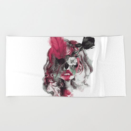 Skull Beach Towel
