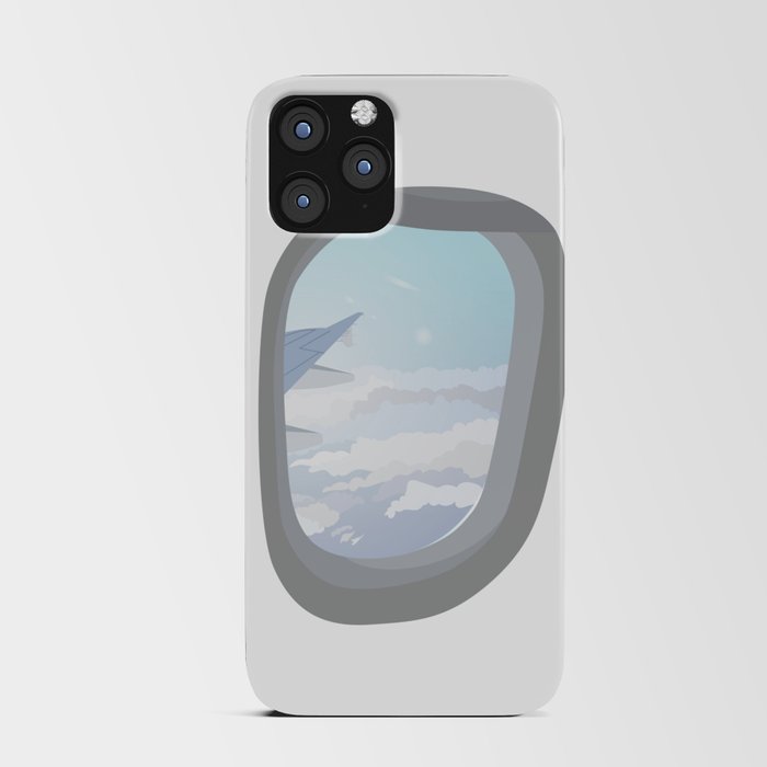 Plane window - "On my way" iPhone Card Case