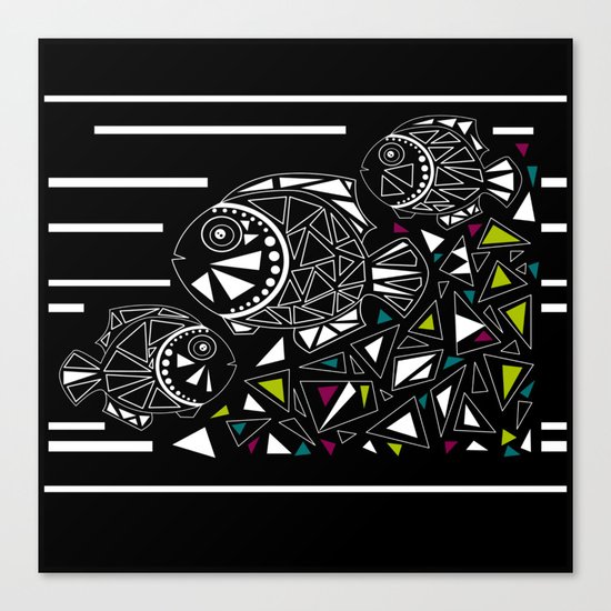 Marine fish 2 . Canvas Print