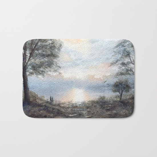 Lakeside Stroll Bath Mat