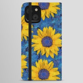 Sunflower iPhone Wallet Case