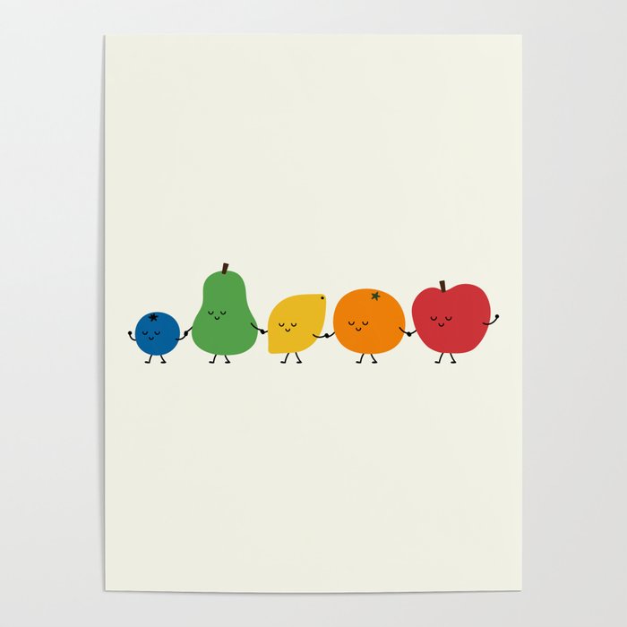 Fruit Parade Poster