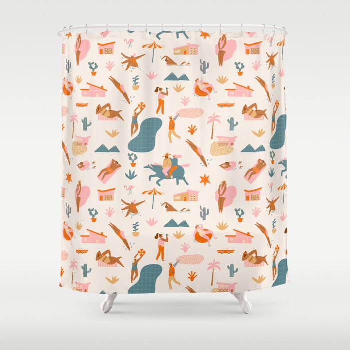 Palm Springs Shower Curtain