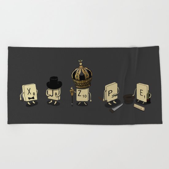 Social Game Beach Towel