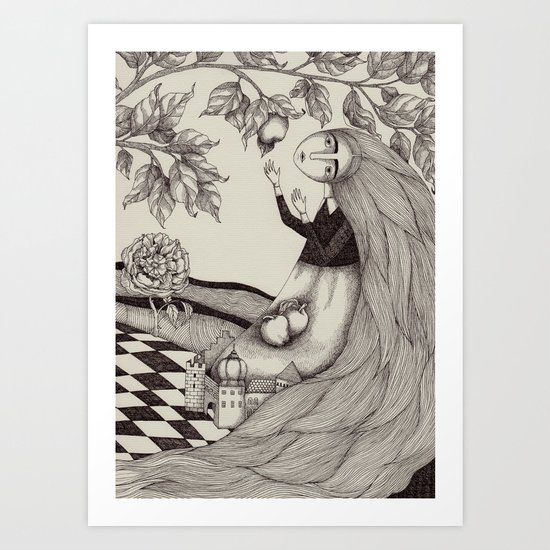 The Golden Apples (2) Art Print