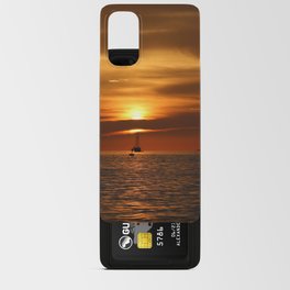 Beautiful Sunset over the sea  Dusk Water, Florida Android Card Case