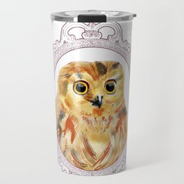 A Portrait of an Owl Travel Mug