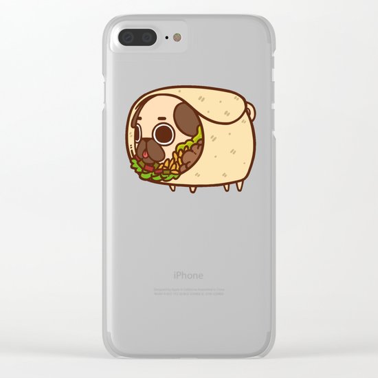 Puglie Burrito Clear iPhone Case