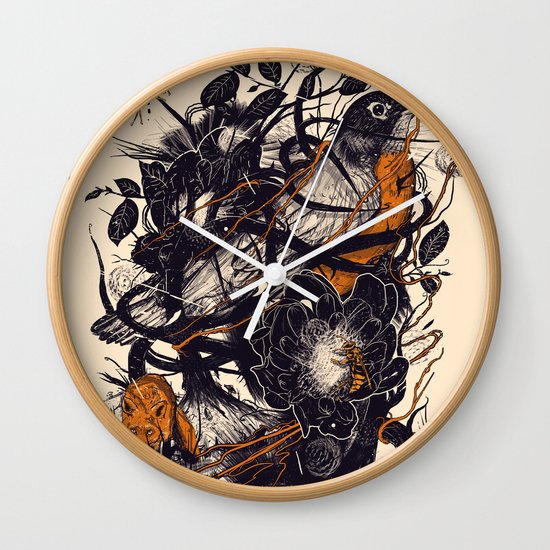 Natural Mystic Wall Clock