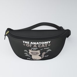 The Anatomy Of A Cat Funny Explanation Of A Cat Fanny Pack