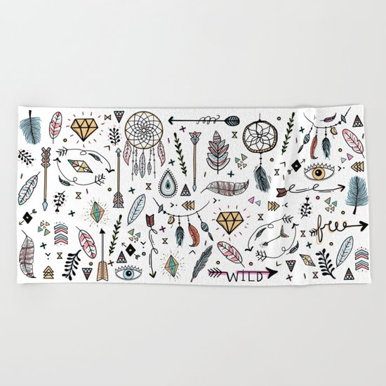 Boho Beach Towel