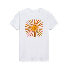 Sunshine – Retro Ochre Palette Kids T Shirt