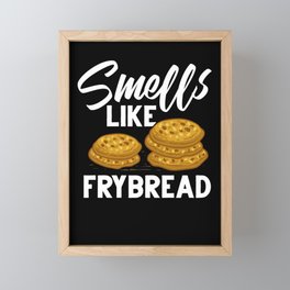 Frybread Fry Bread Indian Taco Native American Framed Mini Art Print
