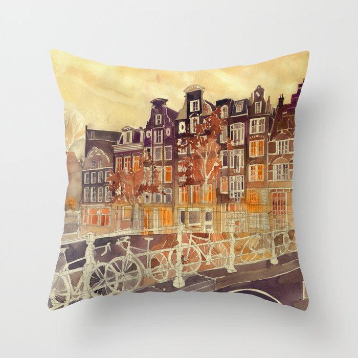 Amsterdam Throw Pillow