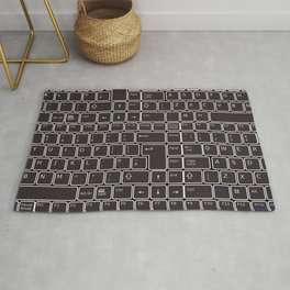 keyboard- typewriter-style device Rug