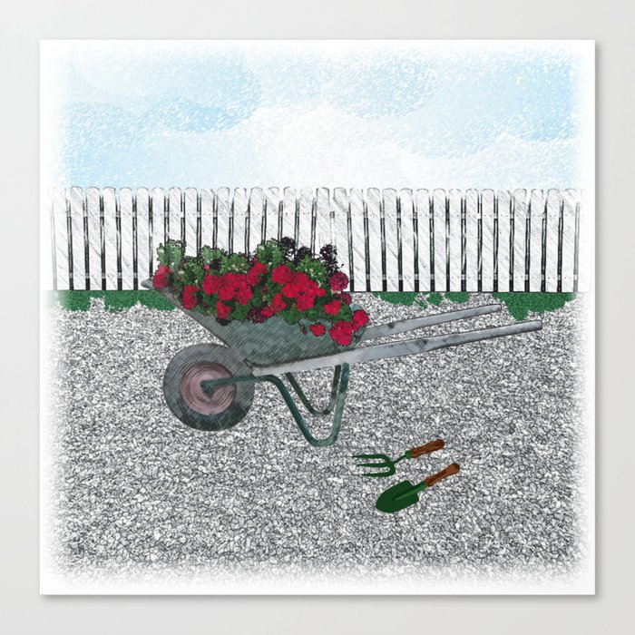 Gardening Canvas Print