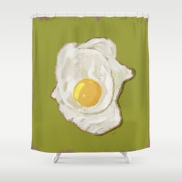 Fried Egg Shower Curtain