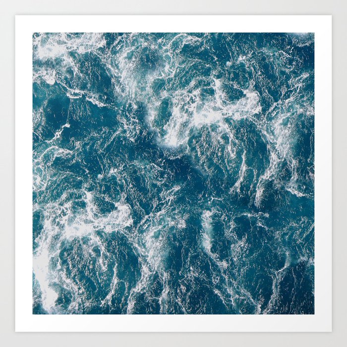 Sea water Art Print