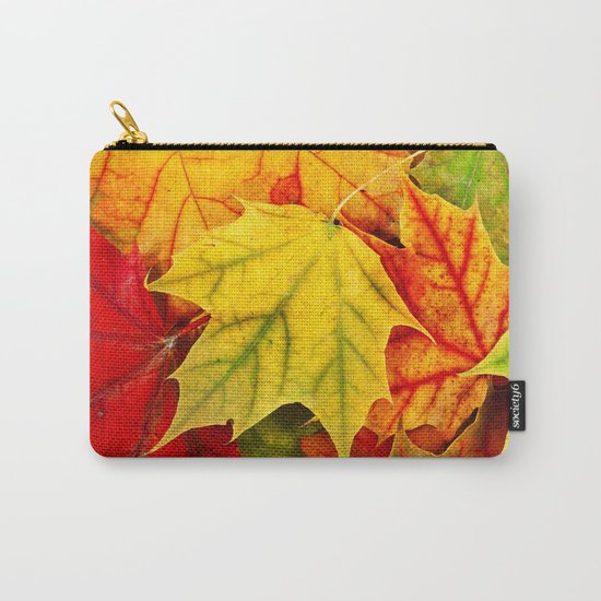 Color Leaves Carry-All Pouch