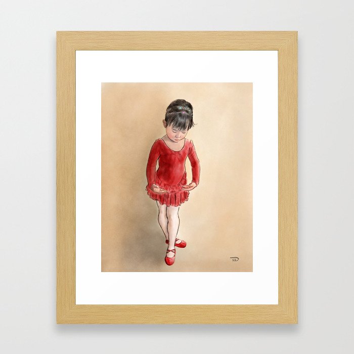 Bella Ballerina Framed Art Print