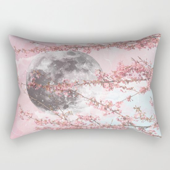 Spring Moon Rectangular Pillow