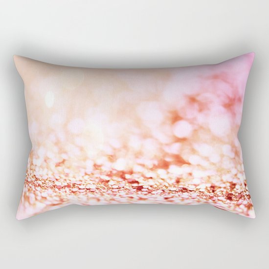Pink shiny glitter - Sparkle Girly Valentine Backdrop on #Society6 Rectangular Pillow
