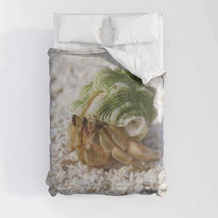 Hermit crab on a mission Comforter