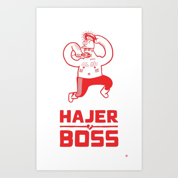 Hajer Boss Art Print