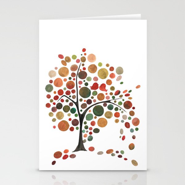 Tree of Life Love Birds Stationery Cards