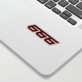 666 Sticker | Digital, Typography, Car, Sticker, Font, Truck, Paint, Supercar, 6, Decal 