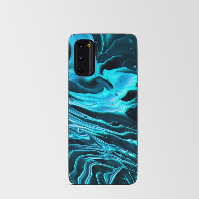 Iridescent Teal Android Card Case