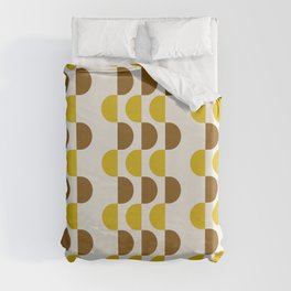 Abstraction_NEW_GEOMETRIC_SHAPE_CIRCLE_PATTERN_POP_ART_0306A Duvet Cover