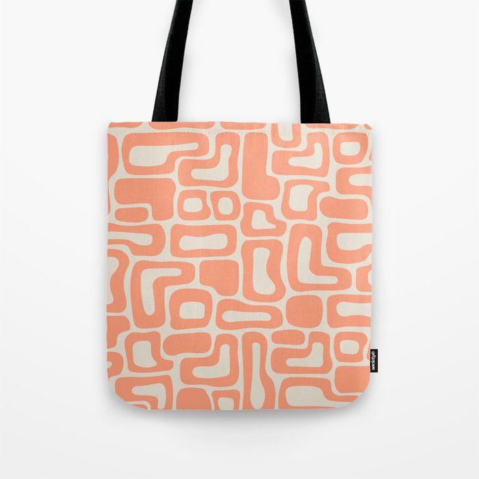 Retro Mid Century Modern Abstract composition 434 Tote Bag