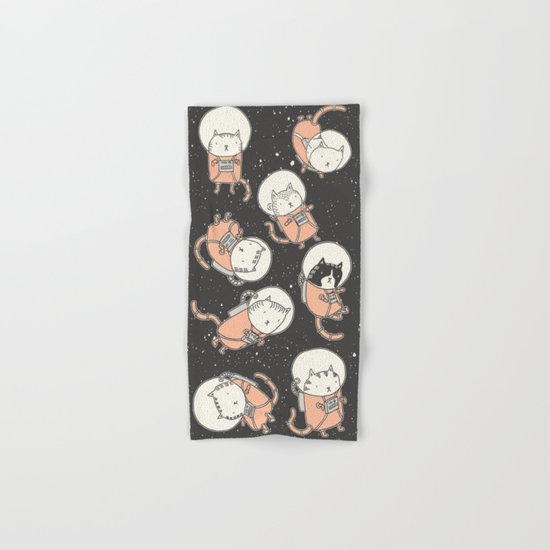 Cat-Stronauts Hand & Bath Towel