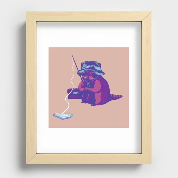 Fisherman by Aly Recessed Framed Print