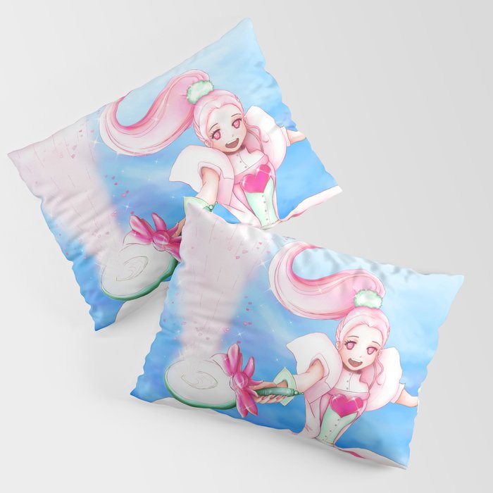 Magical anime girl Pillow Sham