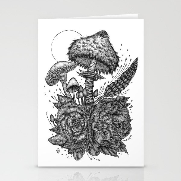 Mushrooms Stationery Cards