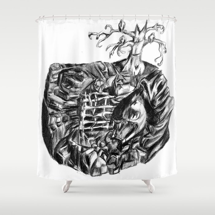 fright Zone Shower Curtain