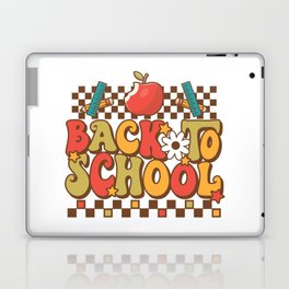 Back to school ruler retro vintage art Laptop Skin