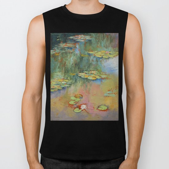 Water Lily Biker Tank