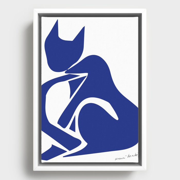 Henri Matisse Le Chat Bleu Blue Cat Artwork Prints Posters Tshirts Bags Mugs Men Framed Canvas By Art O Rama Shop Society6