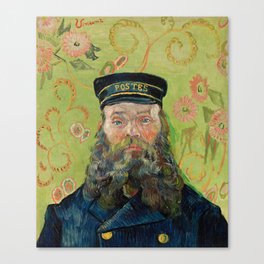 The Postman by Vincent van Gogh Canvas Print