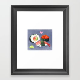 Sushi Love Framed Art Print