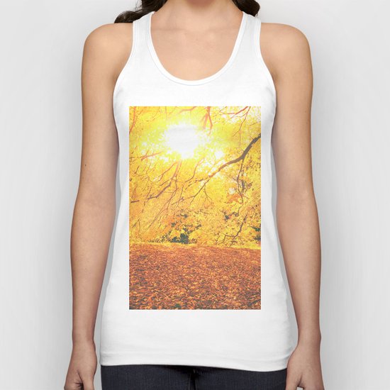 New York City Autumn Sun Unisex Tank Top