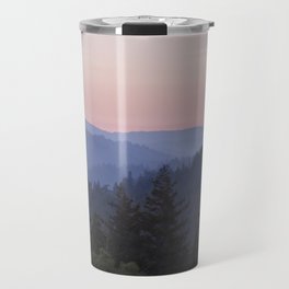 Sunset in the Santa Cruz Mountains Travel Mug