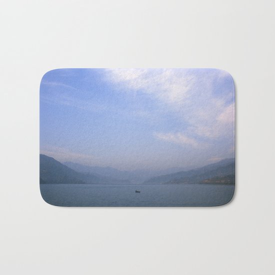 the fisherman's commute Bath Mat