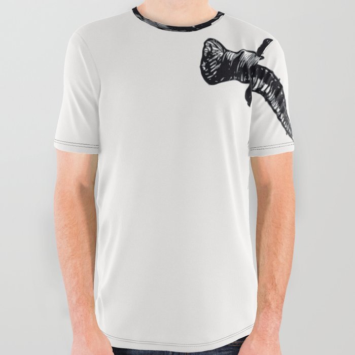 Graduate Elephant All Over Graphic Tee