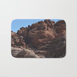 Red Rock Canyon Bath Mat | Hi Speed, Lasvegas, West, Desert, Nevada, Digital, Nature, Rock, Canyon, Mountain 