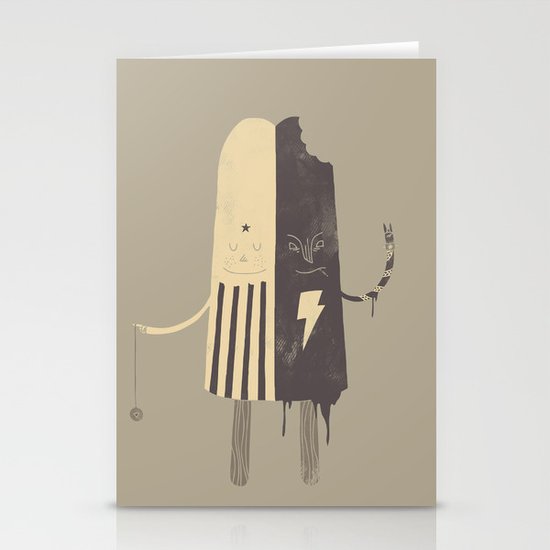 Non-Identical Twins Stationery Cards