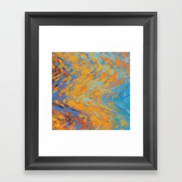 Impressionist abstraction Framed Art Print